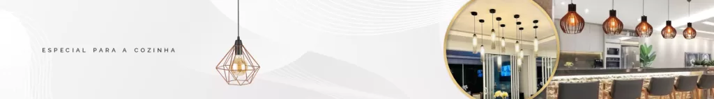 Banner da Lustres Gênesis para categoria de Lustres para cozinha.