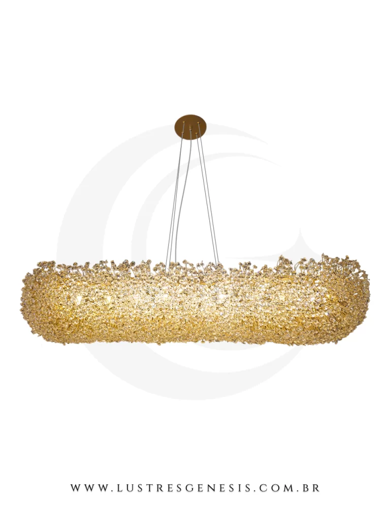 Pendente Horizontal da linha dente de leão vendida pela lustres gênesis